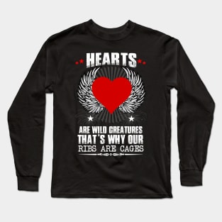 Hearts, Ribs and Cages Long Sleeve T-Shirt